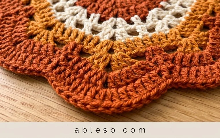 Fall Crochet Centerpiece Free Pattern and Video Tutorial - Winding Road Crochet